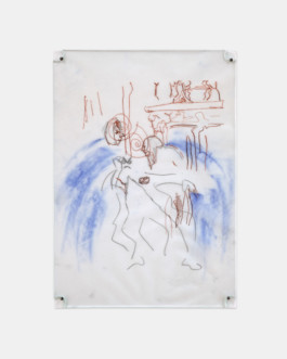 Untitled (from the series BB-Daumier), 2016/17 Coal, ink, pencil on tracing paper 2017 30 × 21 cm 